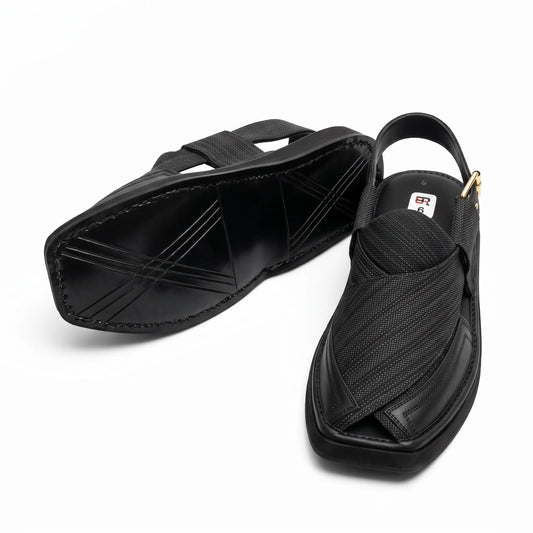 Taki Dar Fabric Double Sole Chappal
