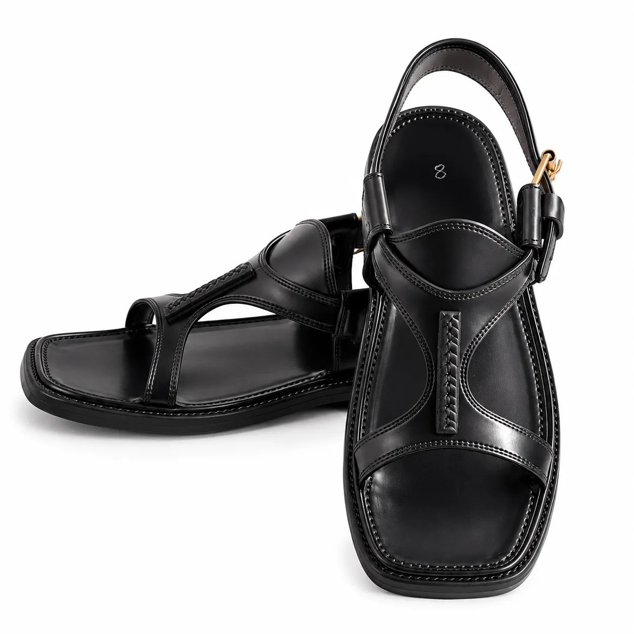 Khan Lala Premium Panjedar Leather Chappal