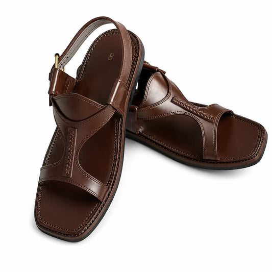 Khan Lala Premium Panjedar Leather Chappal