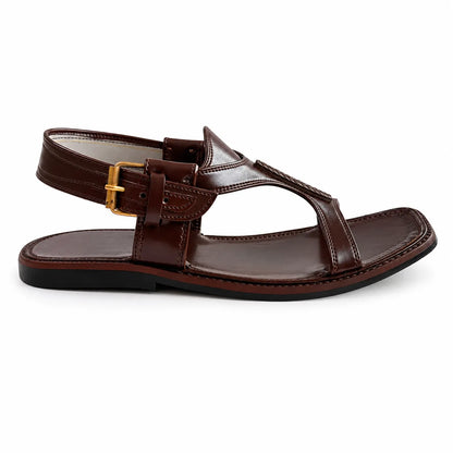 Khan Lala Premium Panjedar Leather Chappal