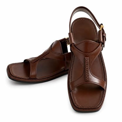 Khan Lala Premium Panjedar Leather Chappal
