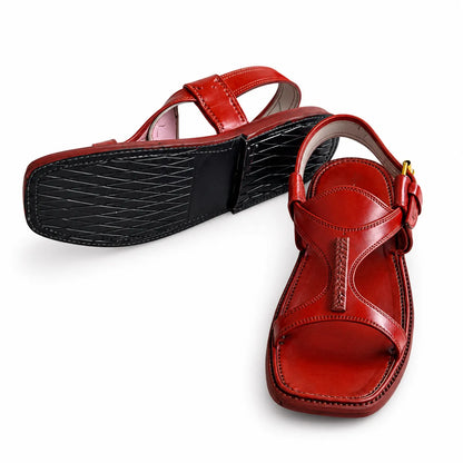 Khan Lala Premium Panjedar Leather Chappal