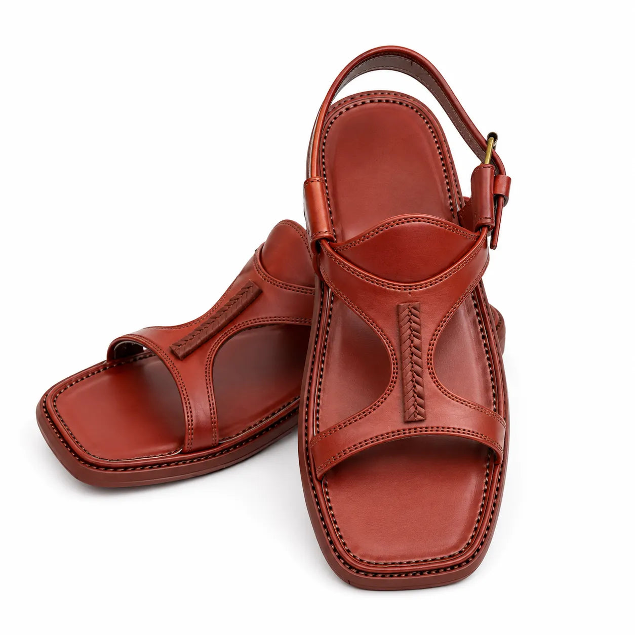 Khan Lala Premium Panjedar Leather Chappal