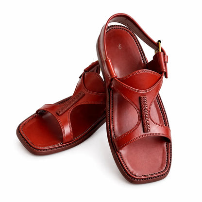 Khan Lala Premium Panjedar Leather Chappal