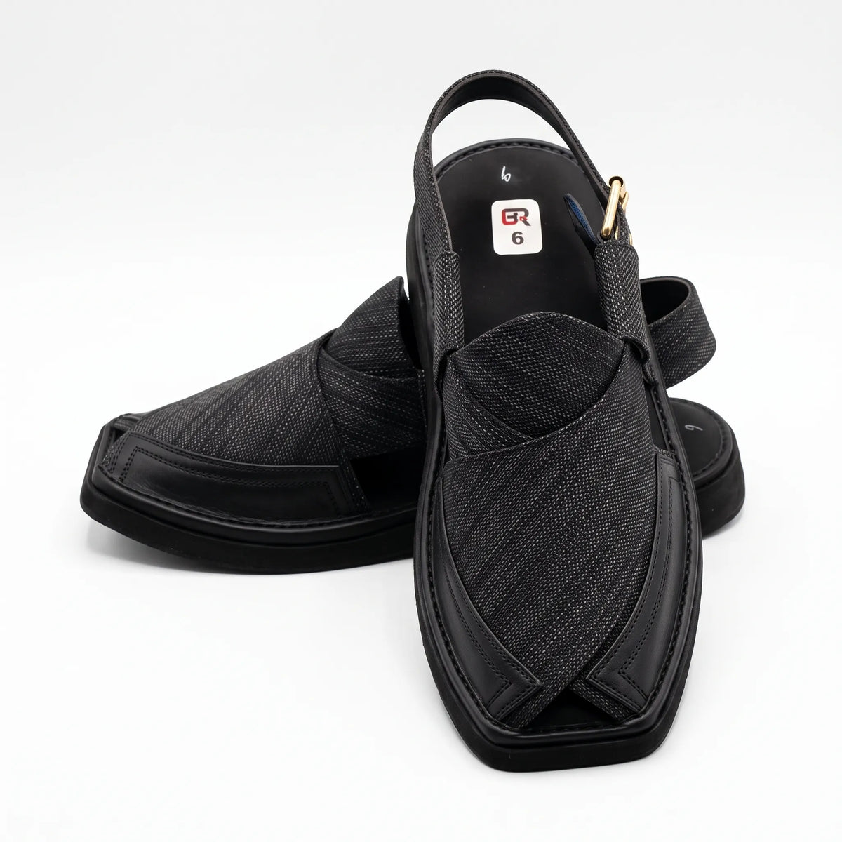 Taki Dar Fabric Double Sole Chappal