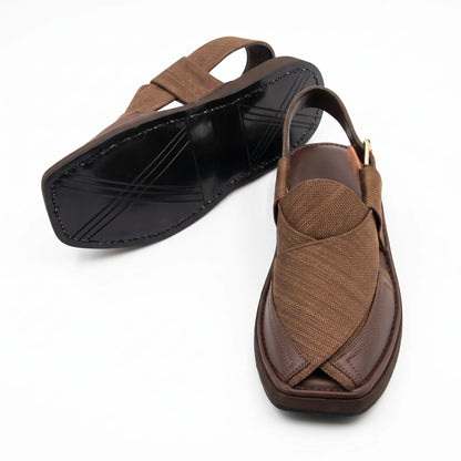 Taki Dar Fabric Double Sole Chappal