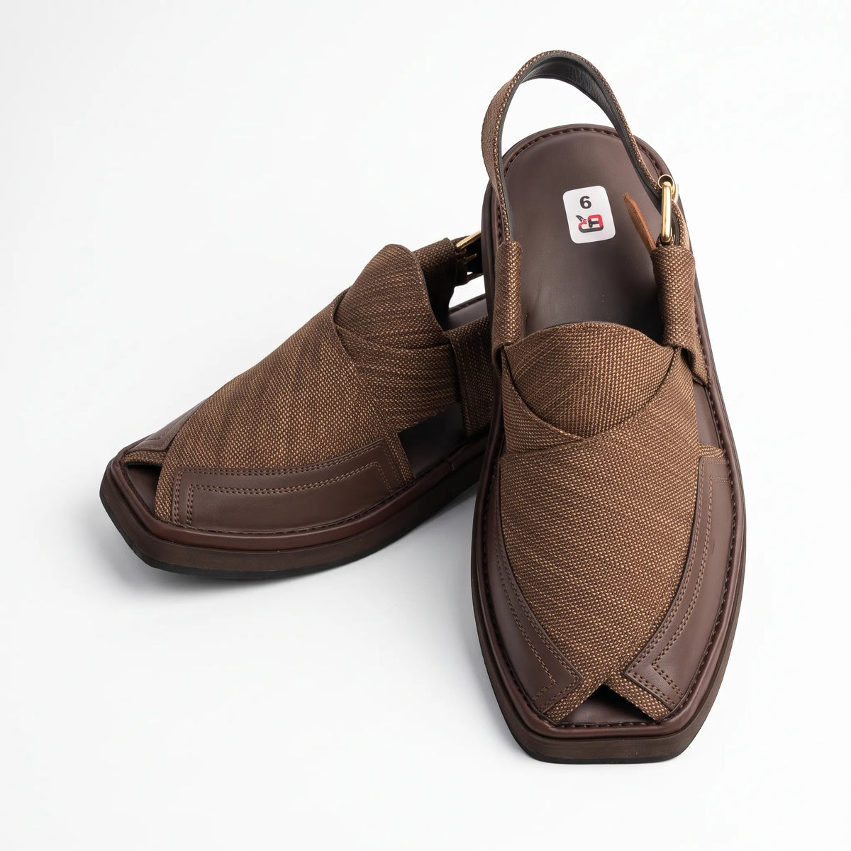 Taki Dar Fabric Double Sole Chappal