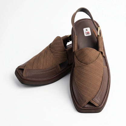 Taki Dar Fabric Double Sole Chappal
