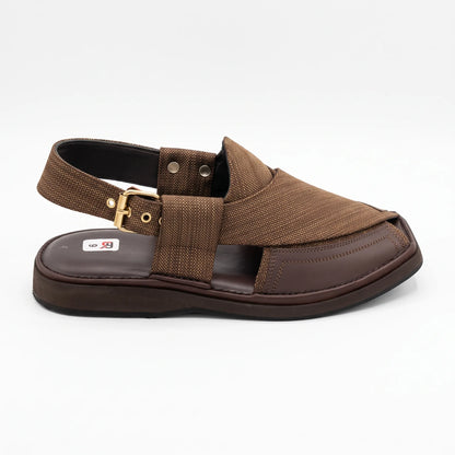 Taki Dar Fabric Double Sole Chappal