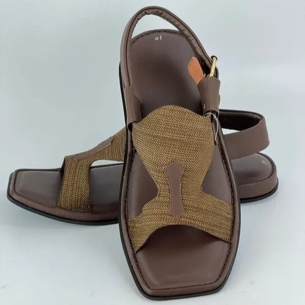 Zalmi Panjedar Fabric Chappal