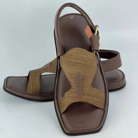 Zalmi Panjedar Fabric Chappal