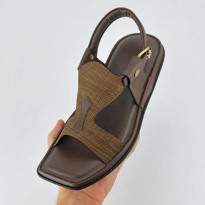 Zalmi Panjedar Fabric Chappal
