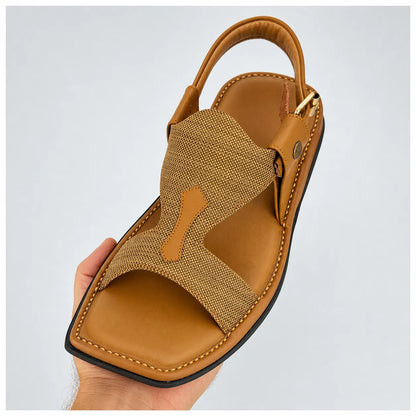 Zalmi Panjedar Fabric Chappal