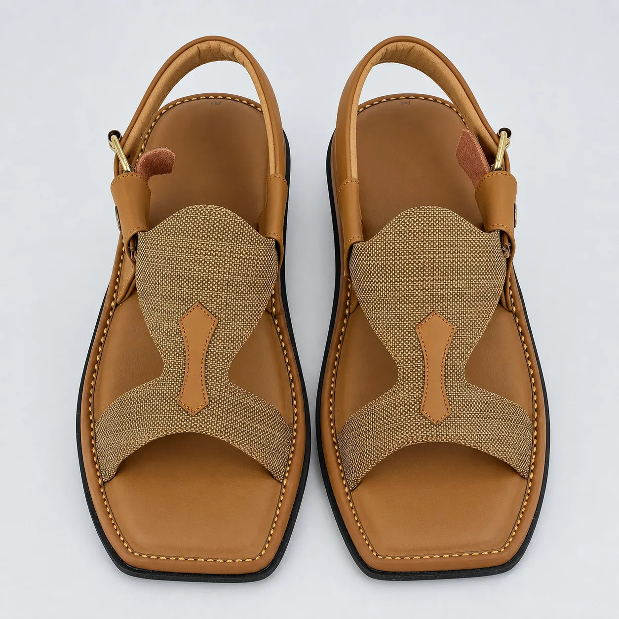 Zalmi Panjedar Fabric Chappal