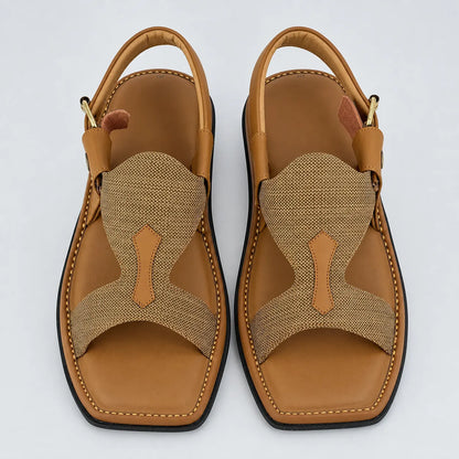 Zalmi Panjedar Fabric Chappal