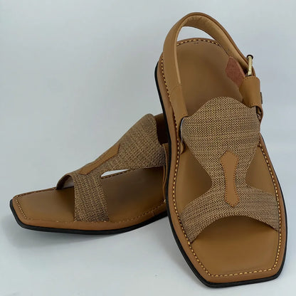 Zalmi Panjedar Fabric Chappal