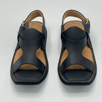Zalmi Panjedar Leather Chappal
