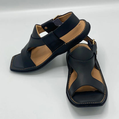 Zalmi Panjedar Leather Chappal