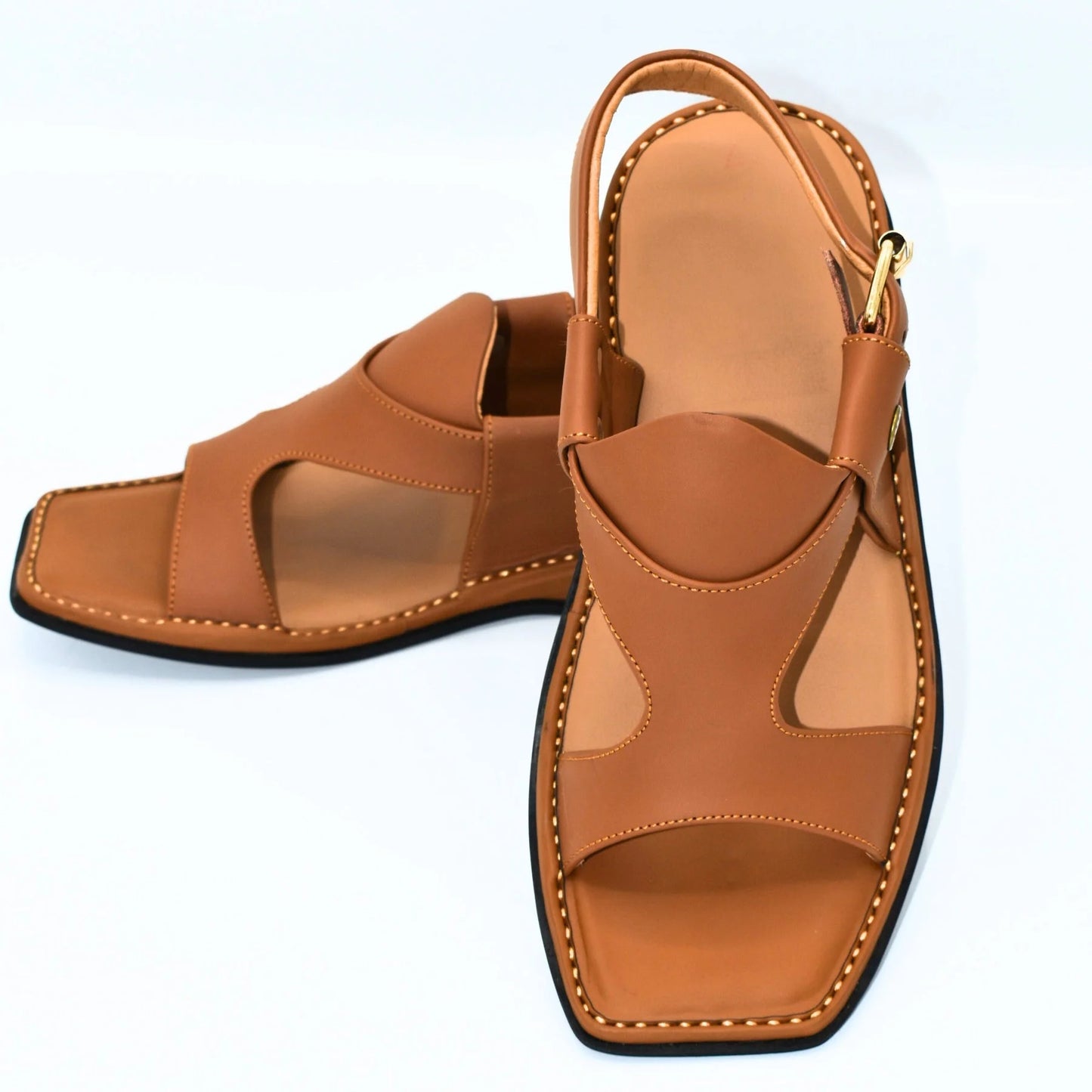 Zalmi Panjedar Leather Chappal