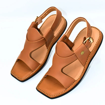 Zalmi Panjedar Leather Chappal