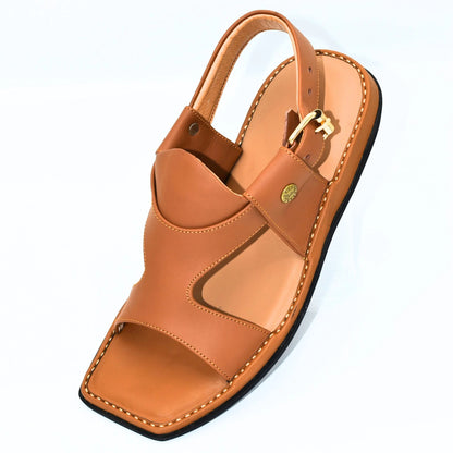 Zalmi Panjedar Leather Chappal