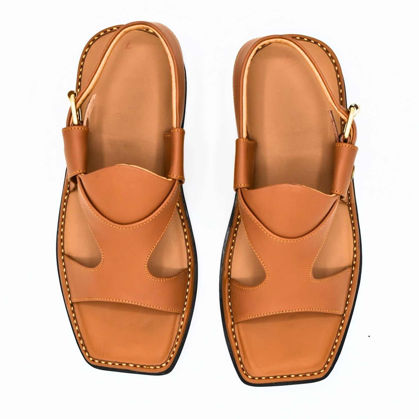 Zalmi Panjedar Leather Chappal