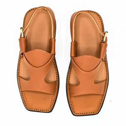 Zalmi Panjedar Leather Chappal
