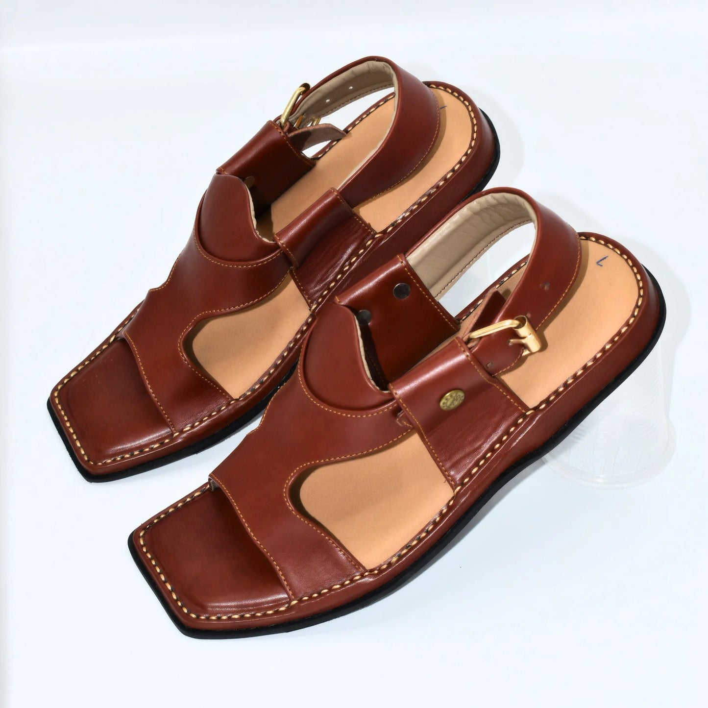 Zalmi Panjedar Leather Chappal